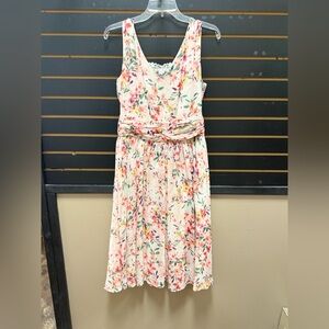 Floral Sleeveless Dress - Multicolor